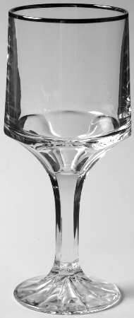 Bracelet (Stem #2916, Platinum Trim) Wine Glass
