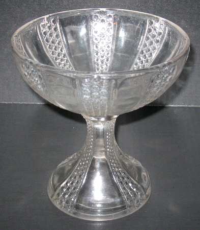 Brilliant (Stem 1001) Round Compote (Height X Width)