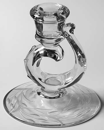 Bridal Wreath (Stem 6049) Single Light Candlestick