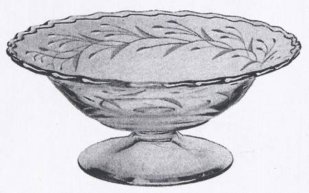 Bridal Wreath (Stem 6049) Rolled Edge Bowl
