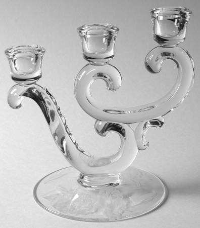 Camellia 3 Light Candlestick
