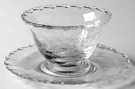 Camellia Mayonnaise Bowl and Underplate
