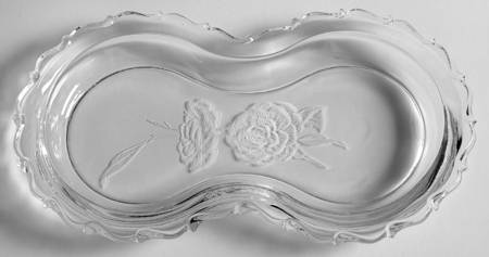 Camellia Creamer/Sugar, Tray Only