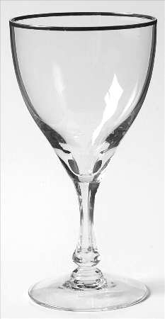 Candlelight (Platinum Trim) Wine Glass