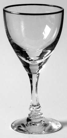 Candlelight (Platinum Trim) Cordial Glass