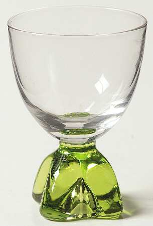 Capri Green Cordial Glass