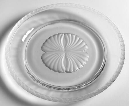 Captiva Clear (Frosted Shell) Dinner Plate