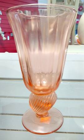Captiva Peach Water Goblet