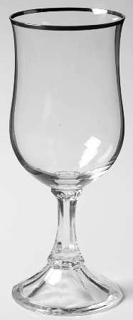 Celebration Clear (Platinum Trim) by Fostoria