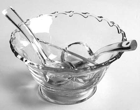 Century (Pressed) Divided Mayonnaise and 2 Ladles