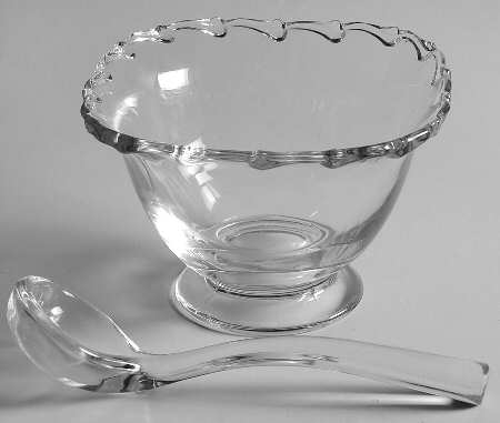 Century (Pressed) Mayonnaise and Ladle, No Underplate