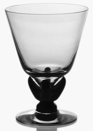 Chalice Clear (Black Stem 6059) Wine Glass