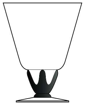 Chalice Clear (Black Stem 6059)