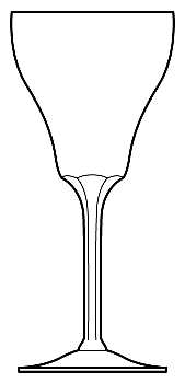 Chalice Clear (Stem 6029, Cut 812) by Fostoria