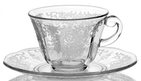 Chateau (6008, Etch #315) Cup & Saucer Set