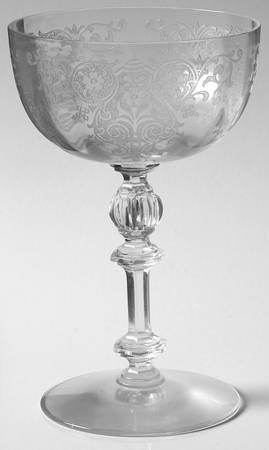 Chateau (6008, Etch #315) Champagne/Tall Sherbet
