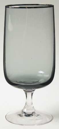 Cherish (Gray Bowl, Platinum Trim) Iced Tea