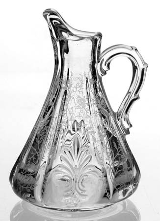 Chintz (Etched) Oil Cruet No Stopper (Baroque Shape)