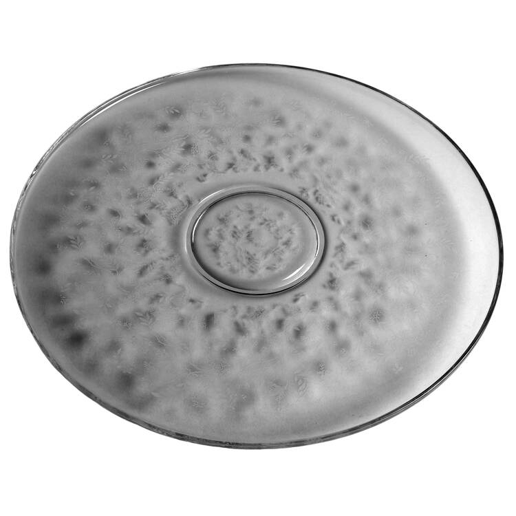 Chintz (Etched) Cupped Edge Torte Plate