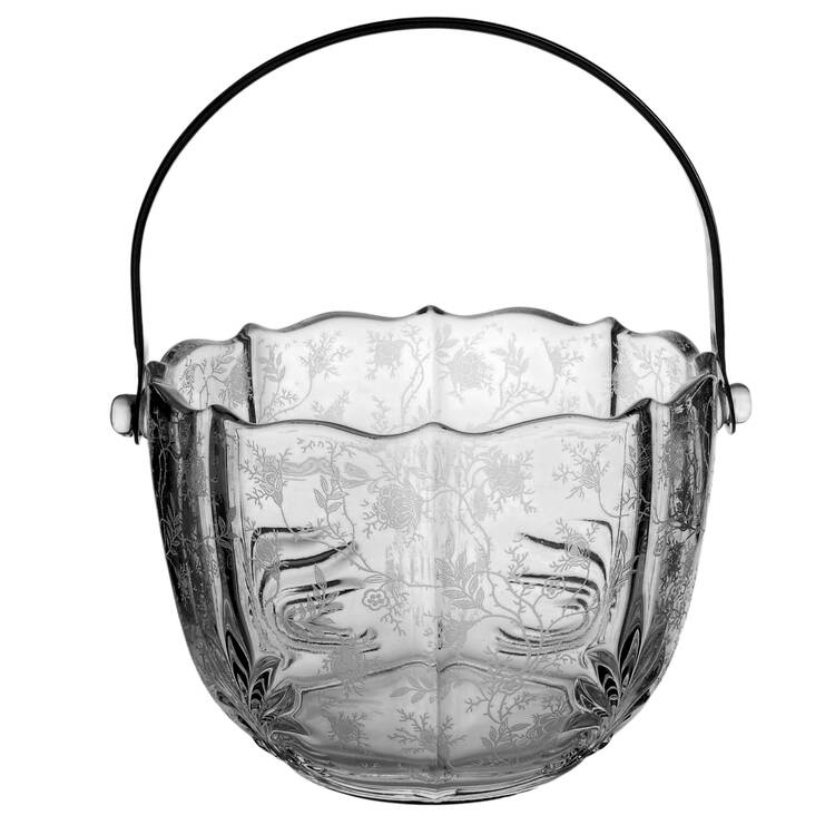 Chintz (Etched) Handle for Ice Bucket (Baroque Shape)