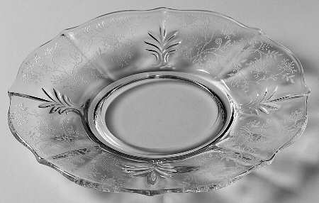 Chintz (Etched) Mayonnaise Underplate (Baroque Shape)