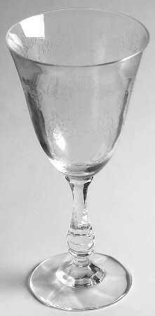 Chippendale (Etched, Newer) Wine Glass