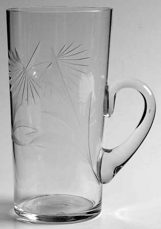 Chrysanthemum Handled Flat Iced Tea