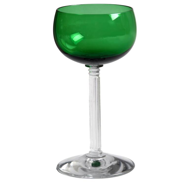 Classic Green Sherry Glass