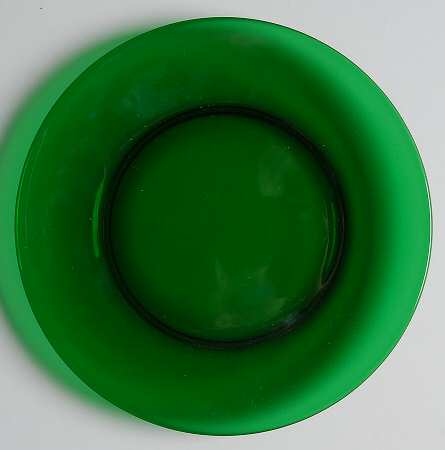 Classic Green Bread & Butter Plate