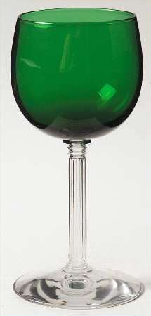 Classic Green Wine Glass