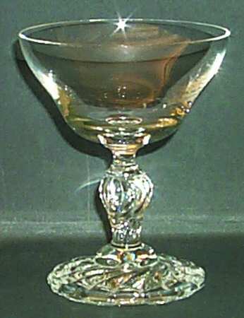 Colonial Dame Clear Champagne/Tall Sherbet by Fostoria