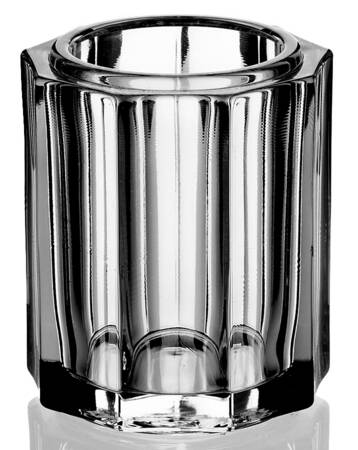 Coin Glass Clear Cigarette Holder No Ashtray Lid (Slot)