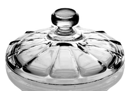 Coin Glass Clear Lid for Candy Box