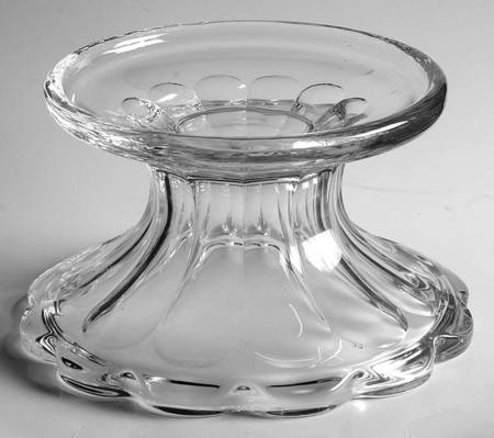 Coin Glass Clear Punch Bowl Stand