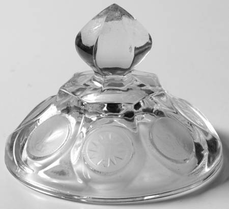 Coin Glass Clear Lid for Sugar Bowl w/Lip