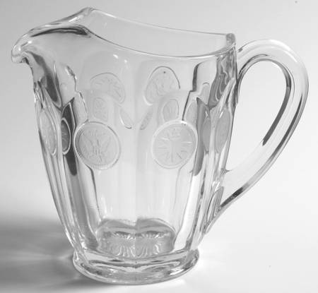 Coin Glass Clear 32 Oz Pitcher