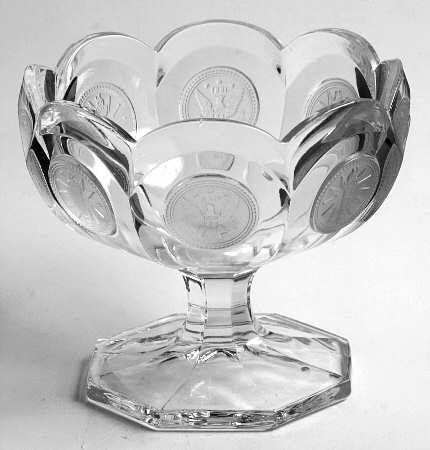 Coin Glass Clear Open Jam/Jelly