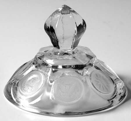 Coin Glass Clear Lid for Candy Dish