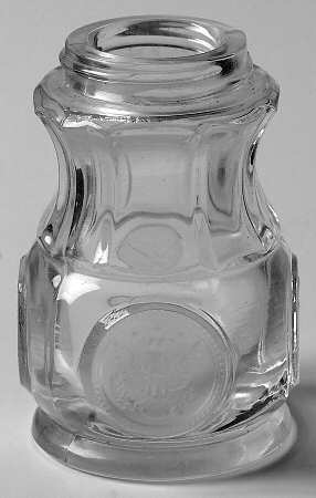 Coin Glass Clear Shaker No Lid