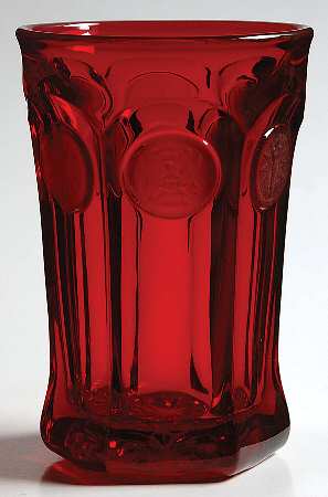 Coin Glass Ruby Flat Iced Tea