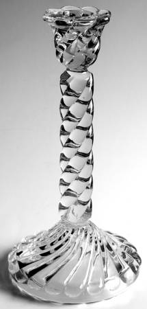Colony Tall Single Light Candlestick by Fostoria