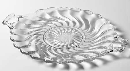 Colony Handled Cake Plate by Fostoria