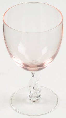 Contour Pink Wine Glass