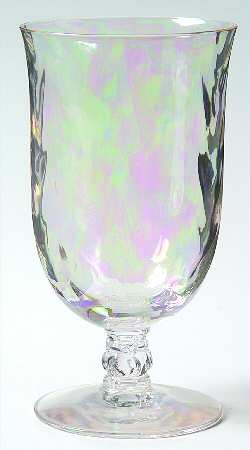 Coral Pearl (Iridescent) Footed Tumbler