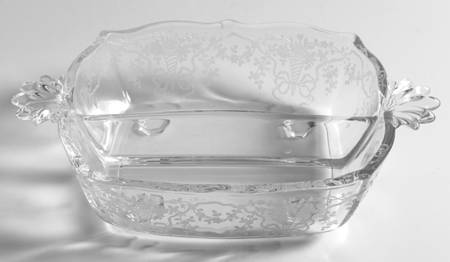 Corsage Clear 2 Part Handled Relish (Baroque Shape)