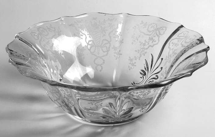 Corsage Clear 11" Flared Bowl (Baroque Shape)