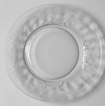 Corsage Clear Bread & Butter Plate