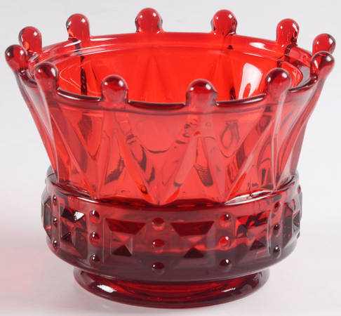 Crown Collection (Giftware) Candy Dish/No Lid-Ruby/2749
