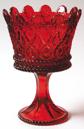 Crown Collection (Giftware) #2750 Ruby Chalice No Lid