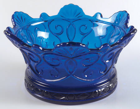 Crown Collection (Giftware) Royal Blue Covered Bowl W/No Lid